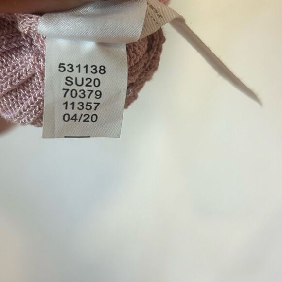 Loft Blush Pink Rose V Neck Sweater Tee/ Sweater Vest - Picture 8 of 11